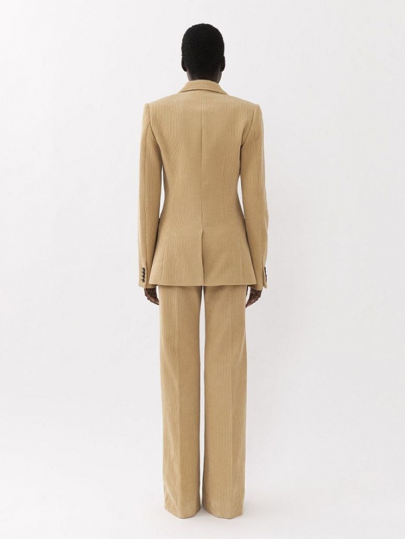 Chloe Tailored Kostym Beige | CHE-SR14056