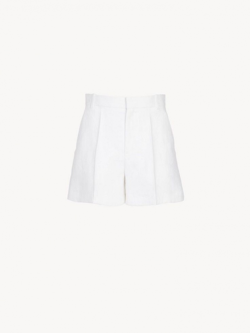 Chloe Tailored Shorts Kostym Vita | CHE-SR14053