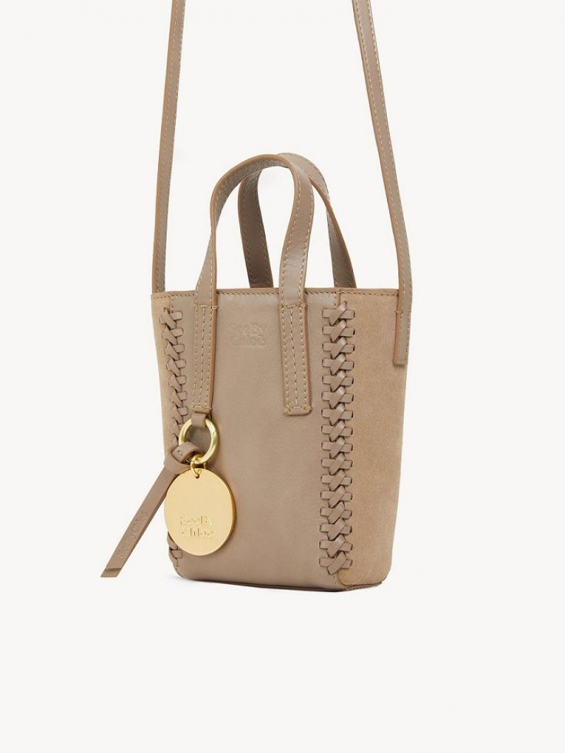 Chloe Tilda Mini Toteväska Grå | CHE-SR14707