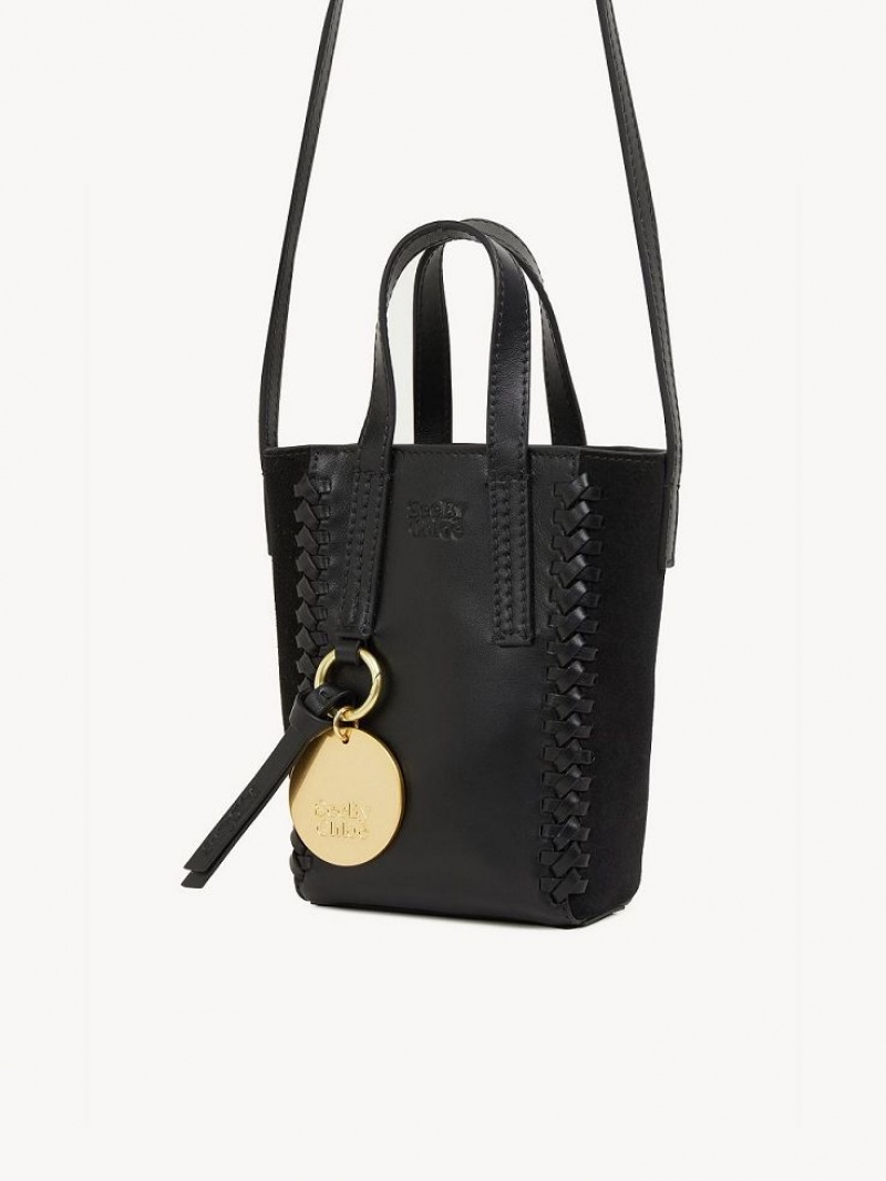 Chloe Tilda Mini Toteväska Svarta | CHE-SR14708