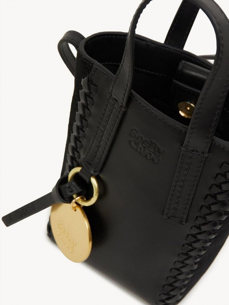 Chloe Tilda Mini Toteväska Svarta | CHE-SR14708