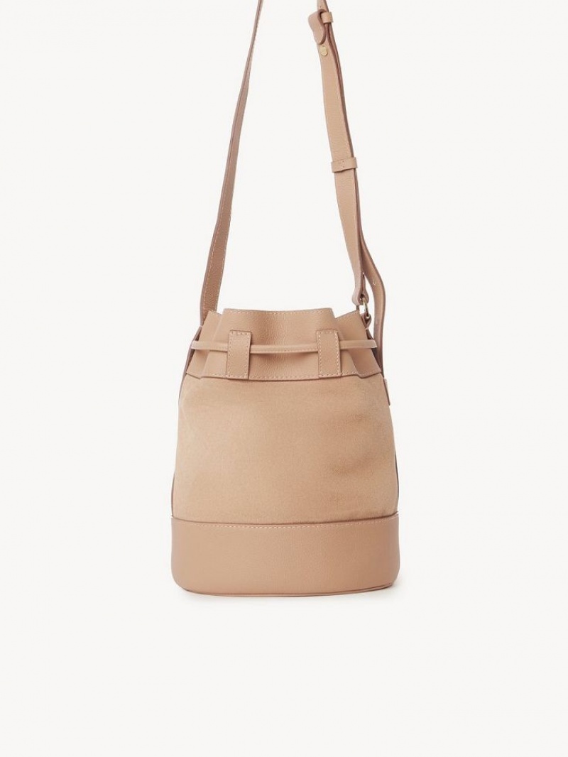 Chloe Vicki Bucket Axelväska Kaffe Rosa | CHE-SR14609