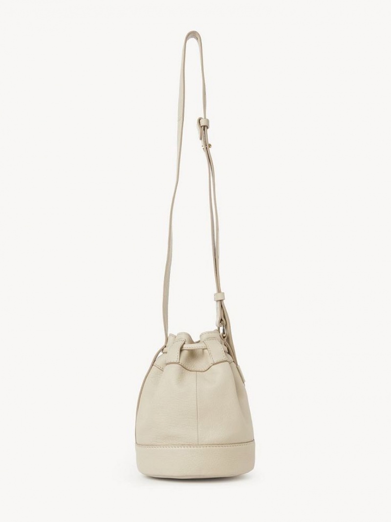 Chloe Vicki Small Bucket Axelväska Beige | CHE-SR14643