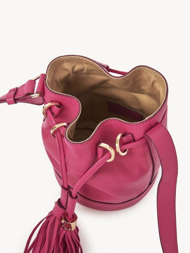 Chloe Vicki Small Bucket Axelväska Rosa | CHE-SR14610