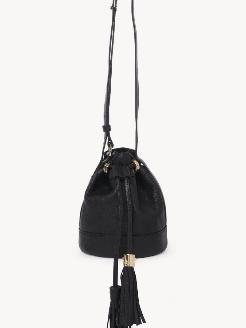 Chloe Vicki Small Bucket Axelväska Svarta | CHE-SR14644