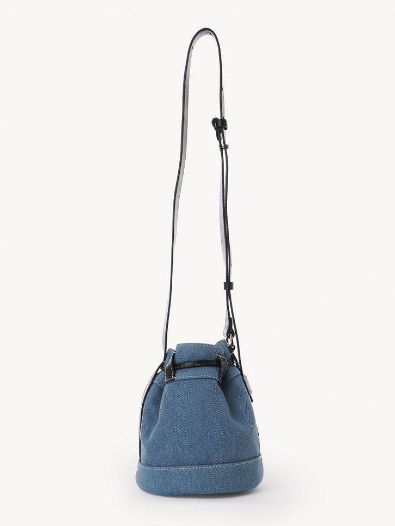 Chloe Vicki Small Bucket Mini Bags Blå | CHE-SR14748