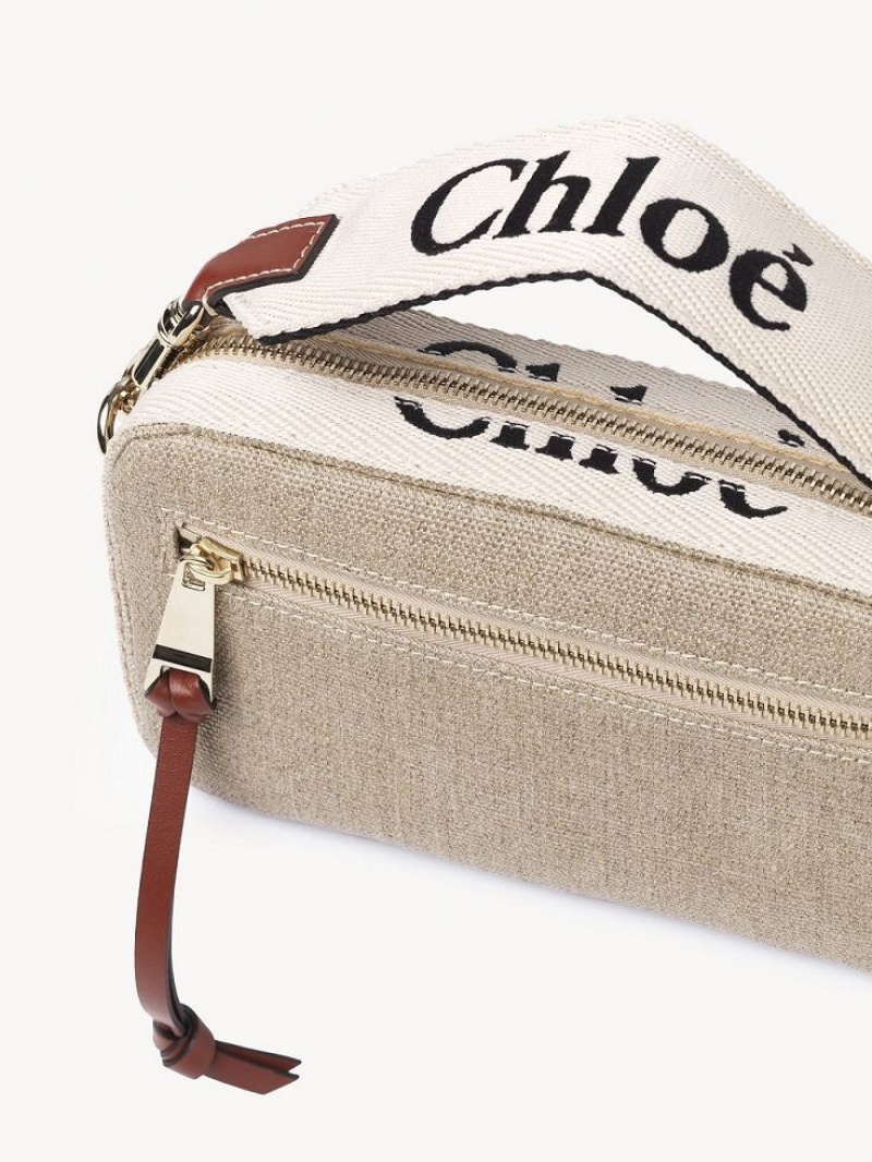 Chloe Woody Belt Crossbody Väska Bruna | CHE-SR13607