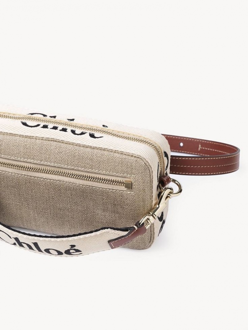 Chloe Woody Belt Crossbody Väska Bruna | CHE-SR13607