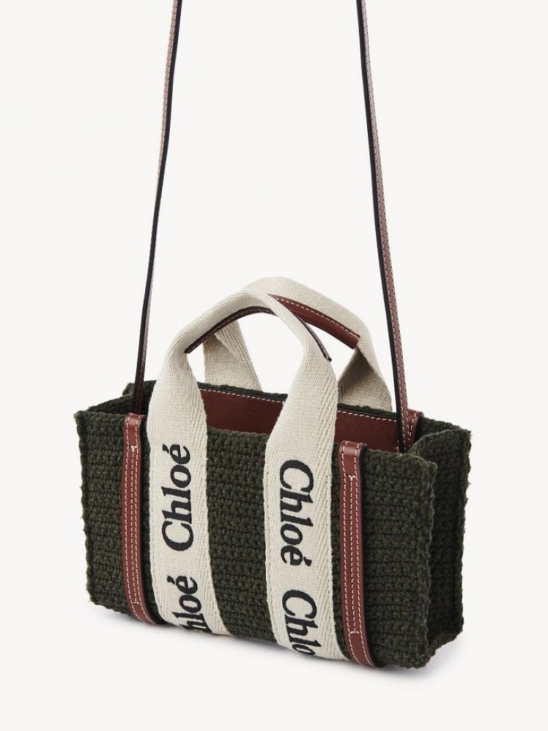 Chloe Woody Tote 2 Mini Bags Grå | CHE-SR13731