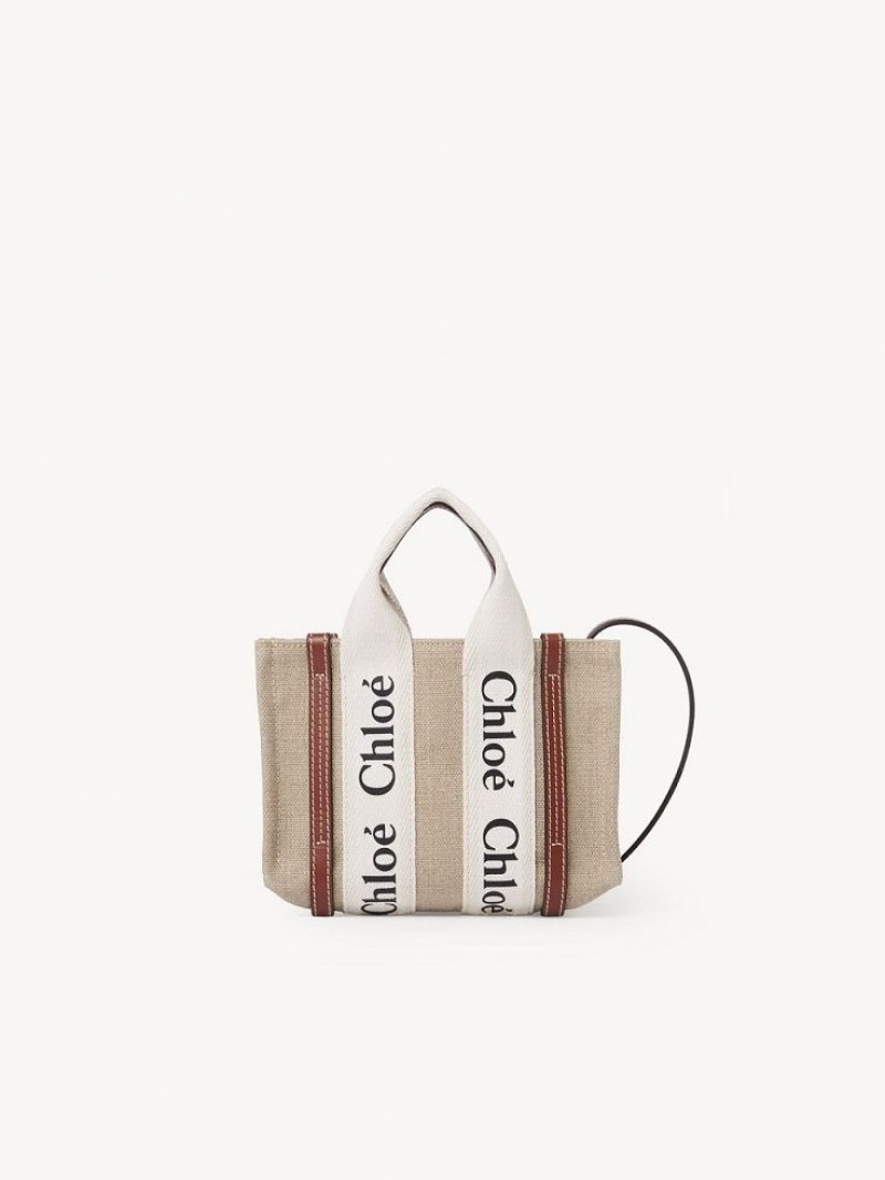 Chloe Woody Tote 3 Mini Bags Vita Bruna | CHE-SR13723