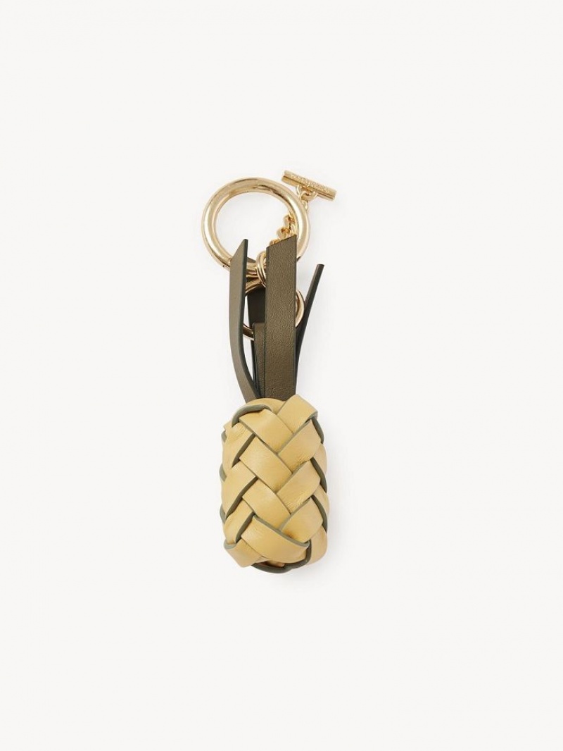 Chloe Woven Pineapple Kedja Gröna | CHE-SR14941