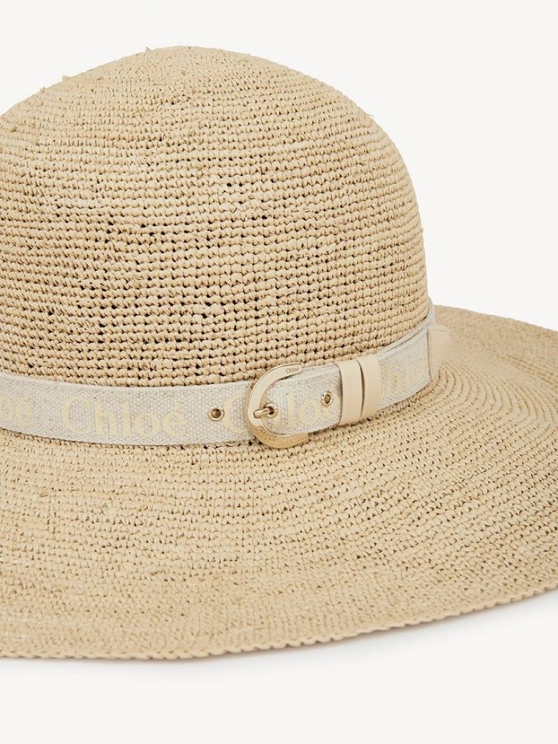 Chloe X Borsalino Woody Hatt Beige | CHE-SR14496