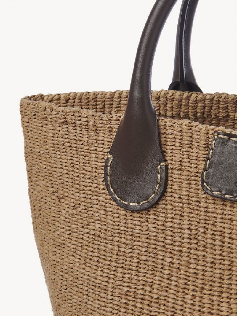 Chloe X Eres Palma Large Basket Toteväska Bruna | CHE-SR13336