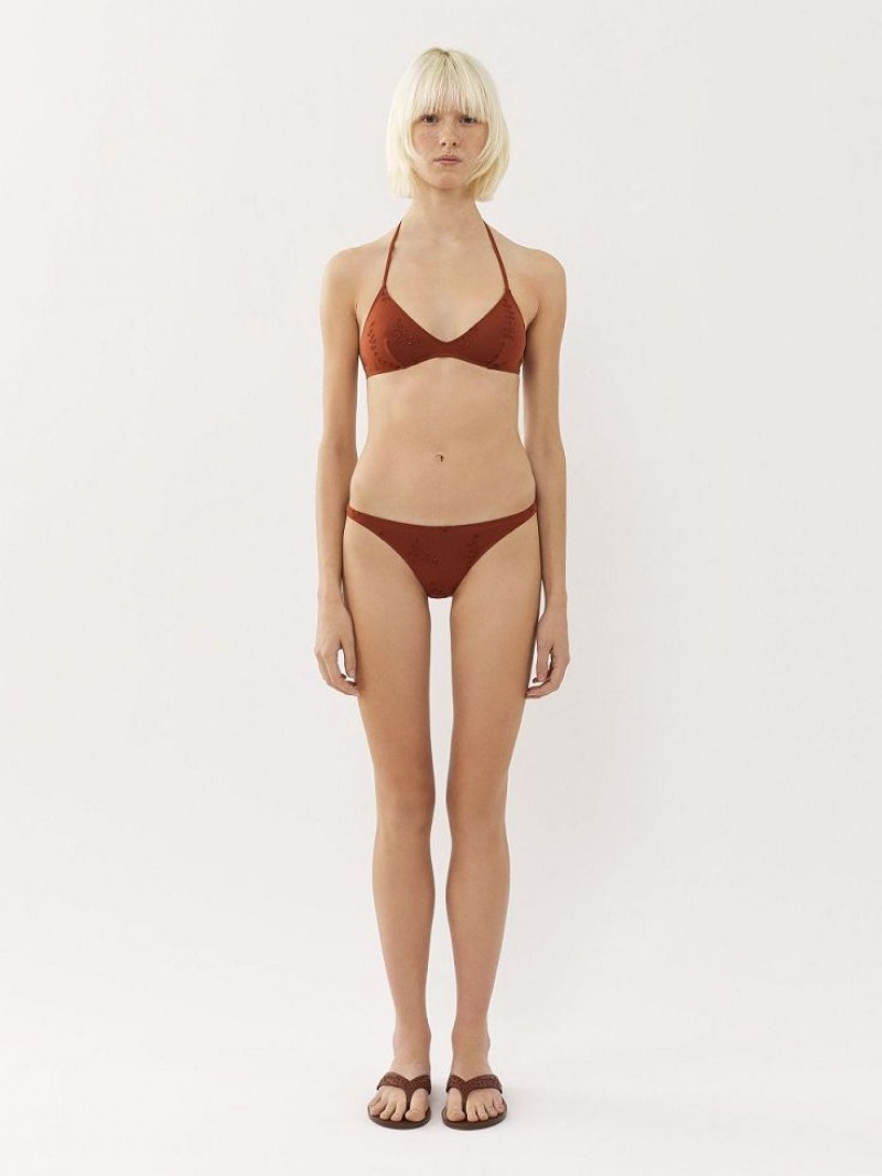 Chloe X Eres Peru Bikini Bottom Strandkläder Röda | CHE-SR14129