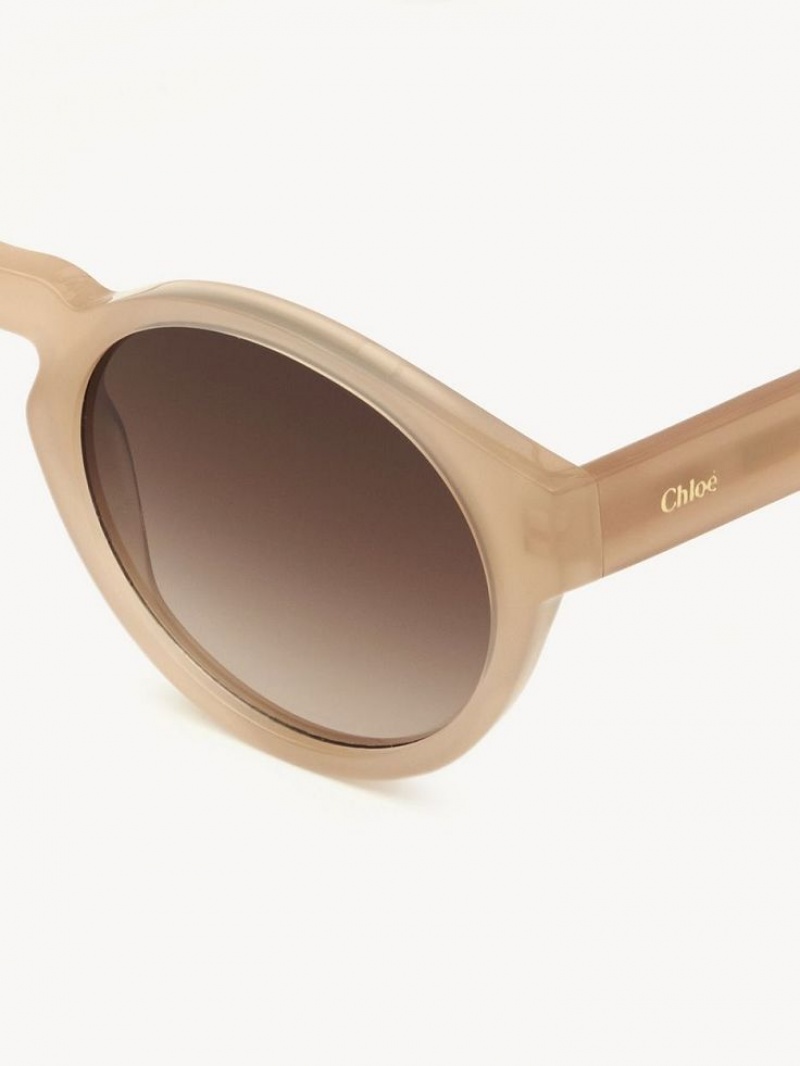 Chloe Xena Solglasögon Beige | CHE-SR14514